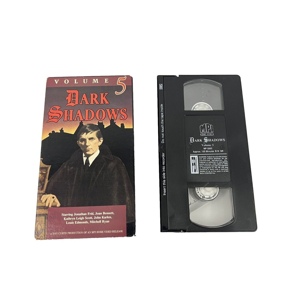 DARK SHADOWS VHS VOLUME 5 - MPI Home Video Barnabas Collins Gothic Soap Opera